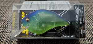 新品・未使用・未開封 Megabass S-CRANK 2.0 BIWAKO SEETHROUGH CHART メガバス S-クランク 2.0 琵琶湖シースルーチャート 74.5mm 1oz 2.0m