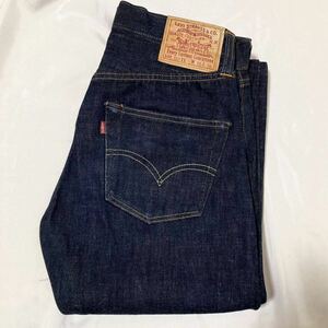 00s 00年 usa製 LEVI'S リーバイス 501xx 47501-0117 W31 デニム 555 バレンシア BIGE 隠しリベット 片面タブ 赤耳 アメリカ製 米国製