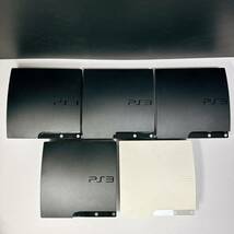 ⑤1円～通電確認済み PS3 プレイステーション3 PlayStation3 CECH-2000A×3 3000A　3000ALW 本体 計5台 大量 まとめ売り _画像1