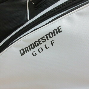 未使用 BRIDGESTONE ブリヂストン キャディバッグ 軽量スタンドモデル CBG423 ホワイト 2024年モデル BS スタンドキャディバッグの画像2