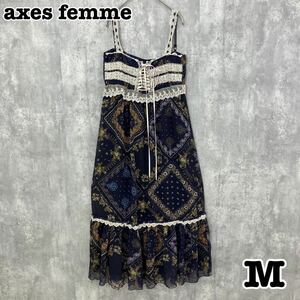 axes femme アクシーズファム/キャミワンピース/M/★H1-535★