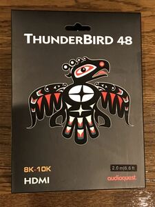 《新品》☆☆audioquest ThunderBird 48 HDMIケーブル 2.0m オーディオクエストサンダーバード 元箱付　☆☆