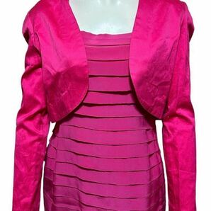 バブリー バブル セットアップ ピンク タイト セクシー ヴィンテージ 古着 ジャケット ワンピース ドレスの画像2