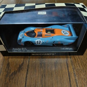 MINICHAMPS 1/43 Porche 917L Gulf #17(スカイブルー×オレンジ) の画像6