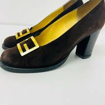 【83】FENDI　フェンディ　パンプス　ヒール　中古品　保管品　黒_画像3