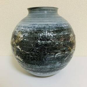 1円スタート 草場正人 作 花瓶 壺 花器 くさば 骨董品 焼き物 焼物の画像5