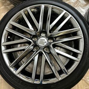 トヨタ 210クラウン純正225/45R18 5穴 114.3 スパッタホイール 18インチ 4本 ガリ無し細かい傷有 5万キロ ヨコハマタイヤ の画像5