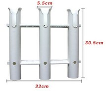 3 連 ロッドホルダー 2 個セット 釣り 竿立て 釣り竿ホルダー 取り付けネジ付き_画像3