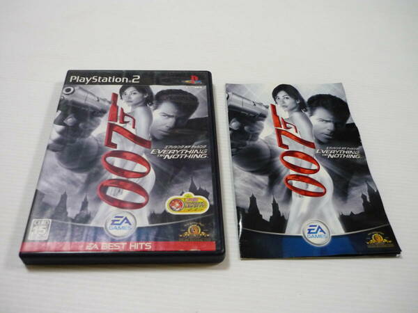 [管00]【送料無料】ゲームソフト PS2 EA BEST HITS 007 エブリシング オア ナッシング SLPM-65725 プレステ PlayStation