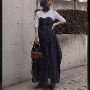 アメリAMERI VINTAGE DENIM UNIFY DRESS