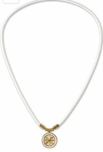 バンデル 健康アクセサリー ネックレス Healthcare necklace Earth mini 43cm White×Gold