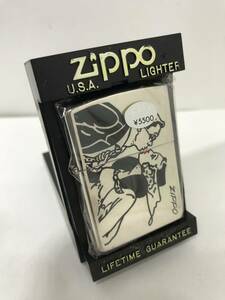 未使用【Zippo】ジッポーライター KISS Lady【1996年製造】デッドストック ビンテージ Vintage ウィンディ