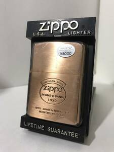 未使用【Zippo】ジッポーライター クラシック1932 ブロンズ 銅 copper【1989年製】デッドストック ビンテージ Vintage 年代物 レア 希少