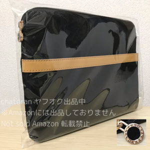 非売品●ブルガリ×Alitalia/アリタリア航空●ビジネスクラス アメニティポーチのみ ブラック/黒 未使用 レア 稀少