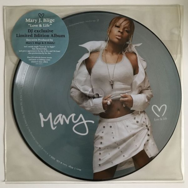 Mary J. Blige - Love & Life (USオリジナル/プロモオンリー/Promo/LP/アルバム/ピクチャー盤)