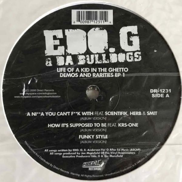 Ed O.G & Da Bulldogs - Life Of A Kid In The Ghetto - Demos And Rarities EP 1 (USオリジナル/シールド未開封/アングラ)