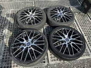 MONZA JAPAN Warwic Empress Mesh 16インチ 16x5.0J 4/100 +45 BC/P ブラッククリア/ポリッシュ