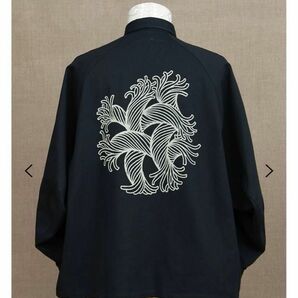 クリストファーネメス Shirt 988- Cotton100% Sdn- Embroidery Rope Print-Black