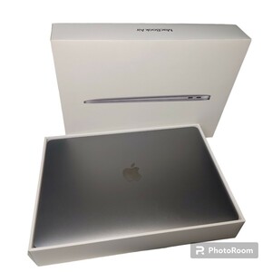 【美品】 Apple MacBook Air M1チップ搭載 13インチ 2020年モデル 8GB 256GB 充放電回数 34回 バッテリー最大容量 99% 【初期化済】