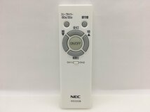 NEC　照明用リモコン　RE0208　中古品F-3910_画像1