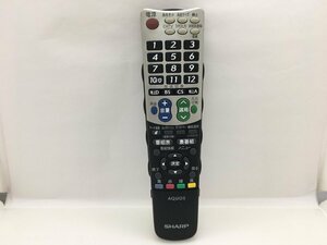 SHARP　リモコン　GA826WJSA　中古品F-3923