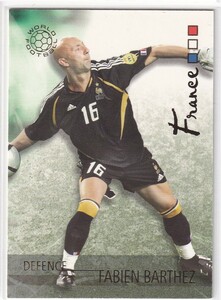 ファビアン・バルテズ☆Futera/2006 WORLD FOOTBALL☆No.01/Fabien-Barthez/France