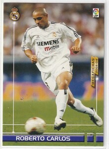 ロべカル☆PANINI/MEGA FICHAS 2003-2004☆121/R.CARLOS/R.Madrid/Brasil