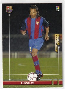 ダービッツ☆PANINI/MEGA FICHAS 2003-2004☆33 DAVIDS F.C.Barcelona Surinam