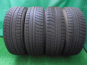 g91◆ブリヂストン ブリザック◆スタッドレスタイヤ BRIDGESTONE BS BLIZZAK VRX 175/65R14 82Q M+S 中古冬タイヤ4本セット