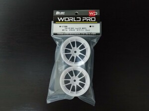 [WW-0708WH] WORLDPRO SSR REINER type10S WHEEL オフセット8（深リム）　ホワイト (2pcs) RC ラジコン RC-ART ホイール