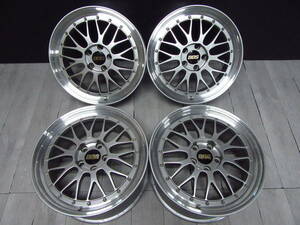 BBS LM 18インチ 美品 クラウン マークX カムリ アルファード ソアラ FD3S RX-7 RX-8 S15 シルビア スカイライン アコード シビック