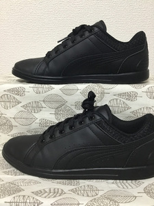 ◆美品 送料込◆24.0 プーマ PUMA スニーカー 黒 05 0327