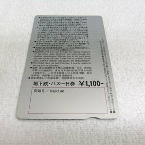 地下鉄・バス1日券 市営地下鉄全線・市バス 京都バス・京阪バス・西日本JRバス 京都市交通局 送料63円 ②の画像3