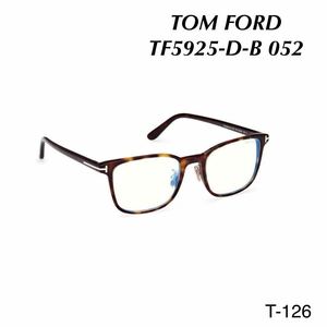 TOM FORD トムフォード TF5925-D-B 052 メガネフレーム 新品未使用　アジアンフィット BLUE BLOOCK FILTER