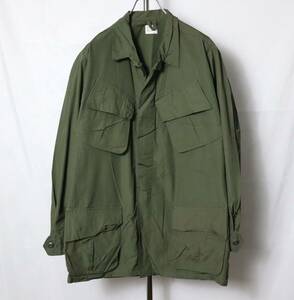 デッドストック60s US ARMY ジャングルファティーグジャケット ノンリップ 3rd カーキ MEDIUM REGULAR 米軍 NAM戦 希少 ヴィンテージ