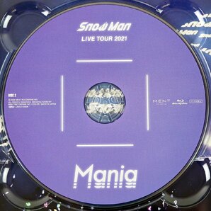 S◇中古品◇ブルーレイ 3枚組 Snow Man LIVE TOUR 2021 Mania 初回盤 特典なし JWXD-63807-9 MENT RECORDING 箱・小冊子つきの画像4