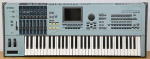 20★ジャンク品★電子楽器 シンセサイザー 『MOTIF XS6』 YAMAHA/ヤマハ 発売:2007年 ケース・電源コード・説明書付属