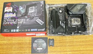 S◇ジャンク品◇PCパーツ マザーボード ASUS ROG STRIX Z690-F GAMING WIFI LGA1700/DDR5/PCIe5.0/Wi-Fi6E ※ピン曲がり ※動作未確認