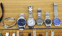 S◇ジャンク品◇腕時計 27点 まとめて セット CITIZEN ATTESA/agnis b/SEIKO/Falcon/Salvatore Marra 他 ※動作・詳細等未確認_画像3