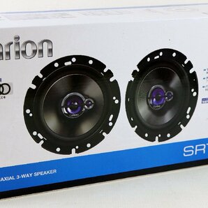 M♪未使用品♪カースピーカー 『SRT1633』 clarion/クラリオン 最大出力：160W インピーダンス：4Ω 16cm マルチアキシャル3WAYスピーカーの画像1