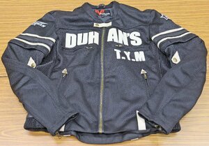 S◎ジャンク品◎バイク用品『DUHAN メッシュジャケット』 Lサイズ ドゥーハン 本体のみ ※肩・背中・肘インナープロテクター欠品