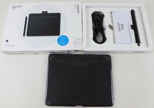 S◇中古品◇ペンタブレット TCTL4100/K0 ブラック Wacom Intuos/ワコム サイズ約20/16cm イラスト作成/デジタルスケッチ 箱/説明書/ペン