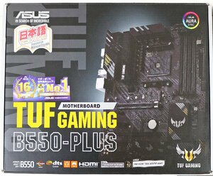 S◇中古品◇PCパーツ マザーボード ASUS TUF GAMING B550-PLUS 第3世代AMD Ryzenプロセッサー対応 箱/I/Oパネル/説明書つき