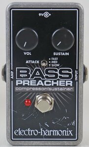 S◎中古品◎エフェクター『ELECTRO-HARMONIX Bass Preacher』 コンプレッサー/サステイナー エレクトロ・ハーモニックス 箱付き