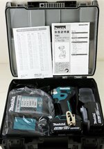 M◇未使用品◇電動工具 18V 充電式インパクトドライバ TD173DRGX ブルー マキタ/Makita バッテリBL1860B/2本/充電器DC18RF/ケース_画像1