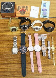 S◇ジャンク品◇腕時計 13点 まとめて セット G-SHOCK/Baby-G/CASIO/SEIKO/FOSSIL/Q&Q/adidas/BENYAR 他 ※動作等詳細未確認