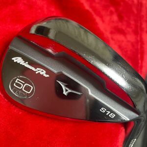 ウェッジ 50° ミズノ Mizuno Pro S18 Satin 50-07/SteelFiber fc 90cw/f3スチールファイバー