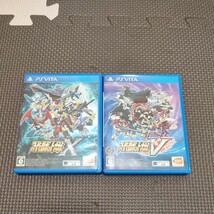 PSVita ゲームソフト スーパーロボット大戦VとX 2本セット　中古_画像1