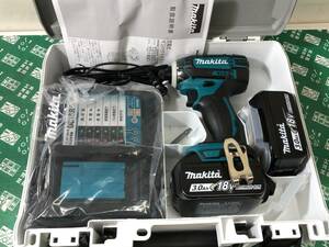 未使用中古品 電動工具 ★makita(マキタ) 18v充電式インパクトドライバ 青(フルセット) TD149DRFX 電ドラ ITM7TRDM4CW6