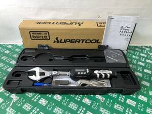 中古品 ハンドツール スーパーツール Supertool デジタルトルクレンチ モンキタイプ（ケーブル式） DTMW30085 トルク管理 ITR2M7M21JXC